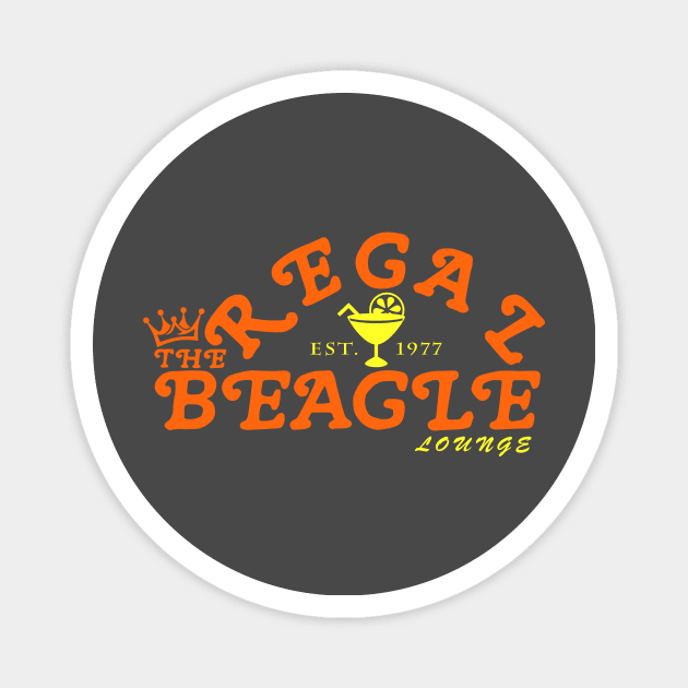 regal beagle lounge Magnet by annateraa